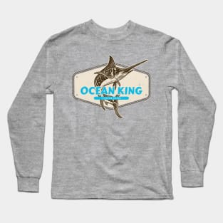 Swordfish Fisherman Fishing Guide Long Sleeve T-Shirt